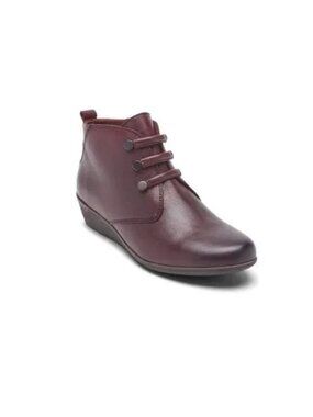 Rockport burgundy Cobb Hill Devyn Chukka ankle boots